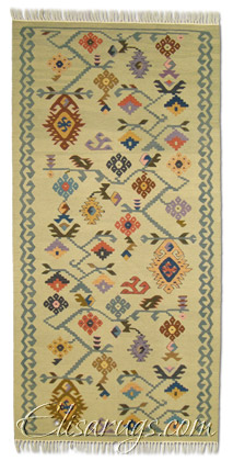 Kilim Rug: Autumn Vine