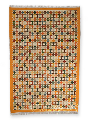 Handmade Kilim Rug: Makasi