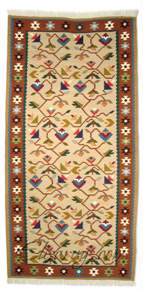 Kilim Rug: Spring Wine