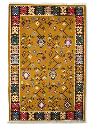 Kilim Rug: Autumn Vine