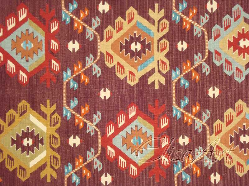 Handmade Kilim Rug: Cabbage
